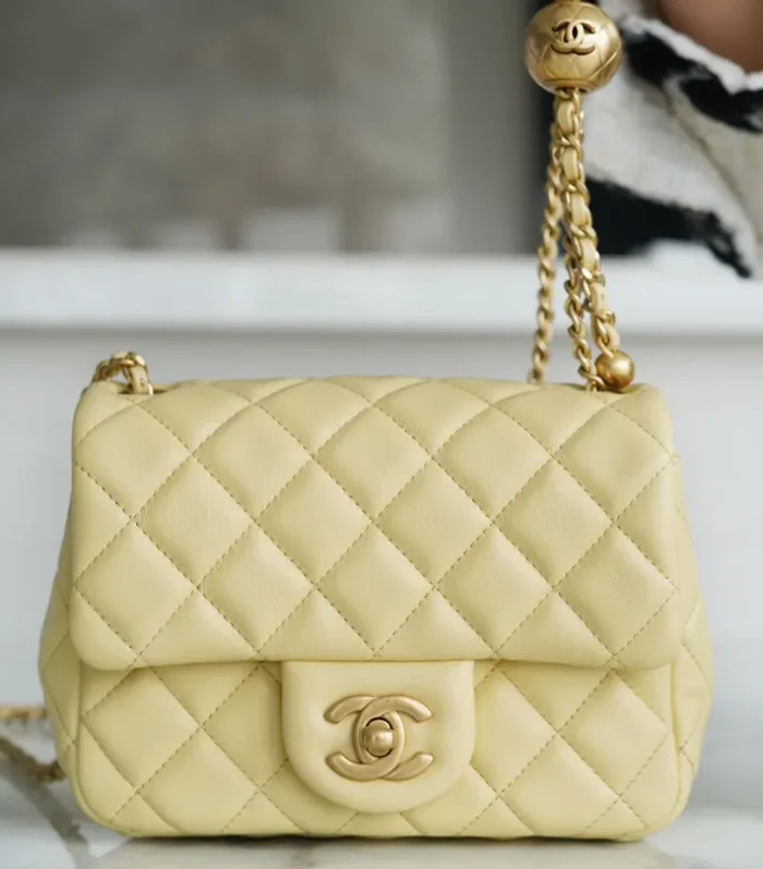 Classic Flap Mini Chick Yellow