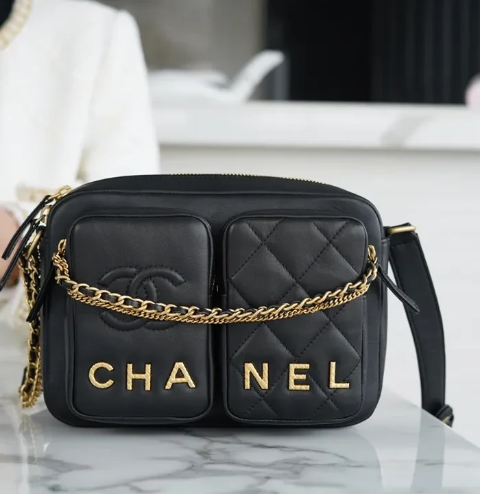Vintage Camera Bag Black