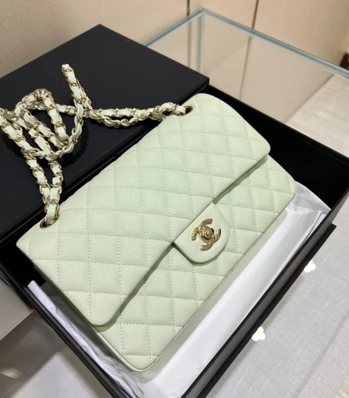Classic Flap Medium Mint Green