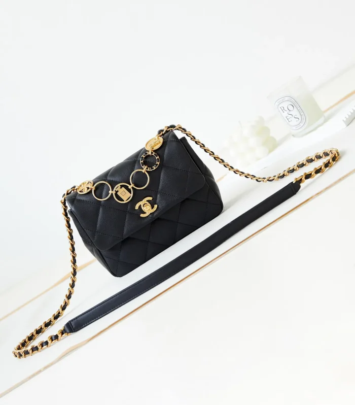 Classic Flap Coin Charm Bag