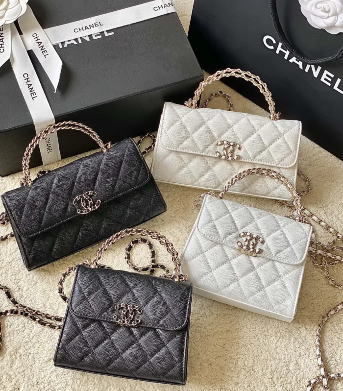 Two-Tone Flap Bag