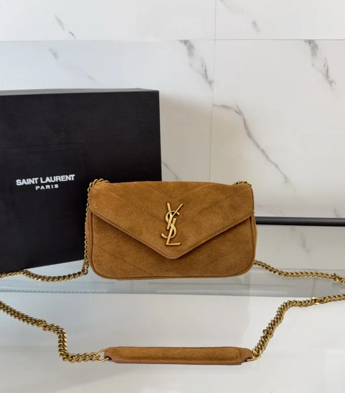 YSL LOULOU Mini in Suede