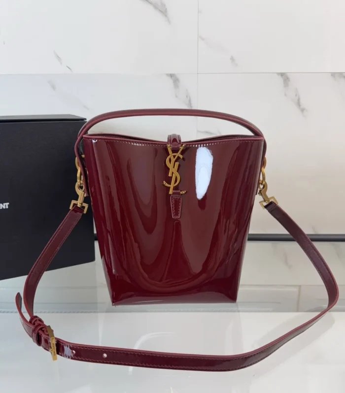 YSL LE 37 SMALL IN SHINY LEATHER