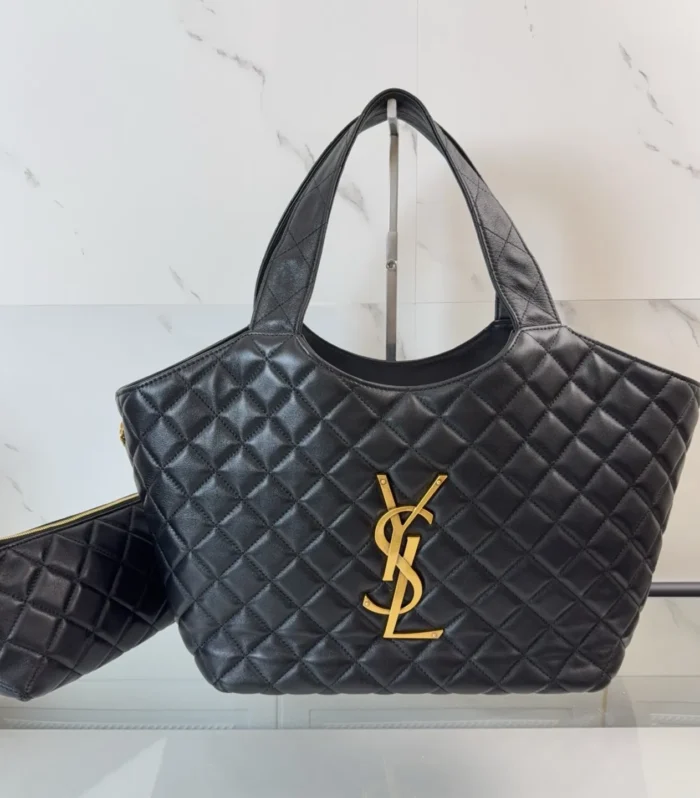 YSL ICARE Medium in quilted nappa