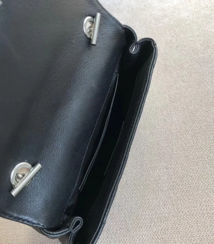 YSL Chevron Monogram Classic Baby Chain Bag