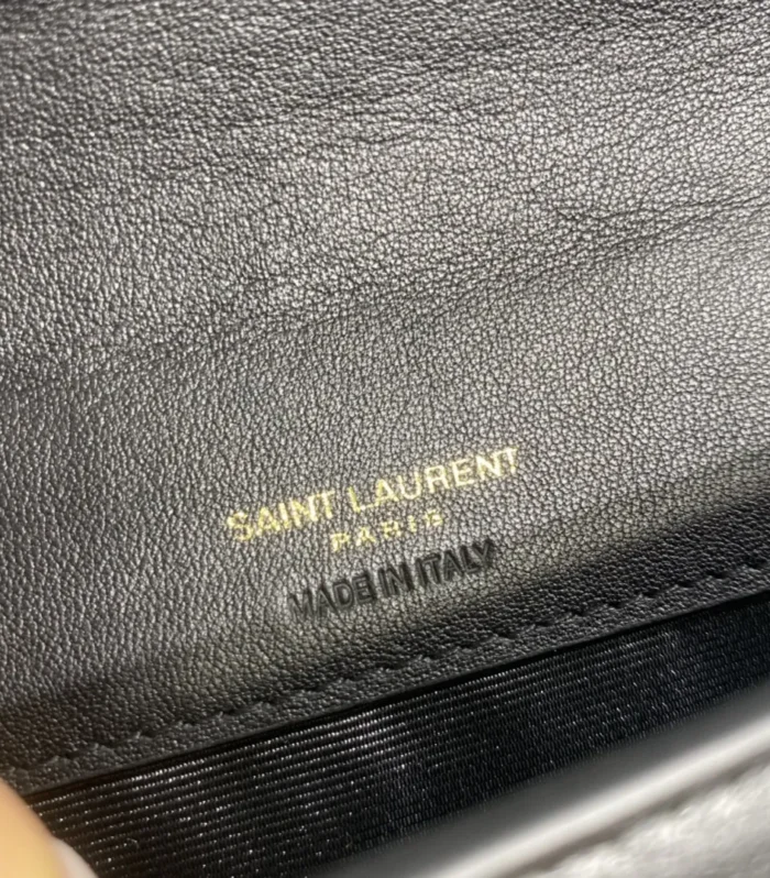 YSL CASSANDRE PHONE HOLDER WITH STRAP