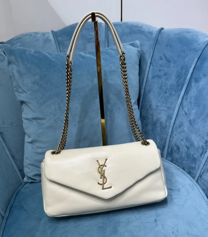 YSL CALYPSO IN PLUNGED LAMBSKIN