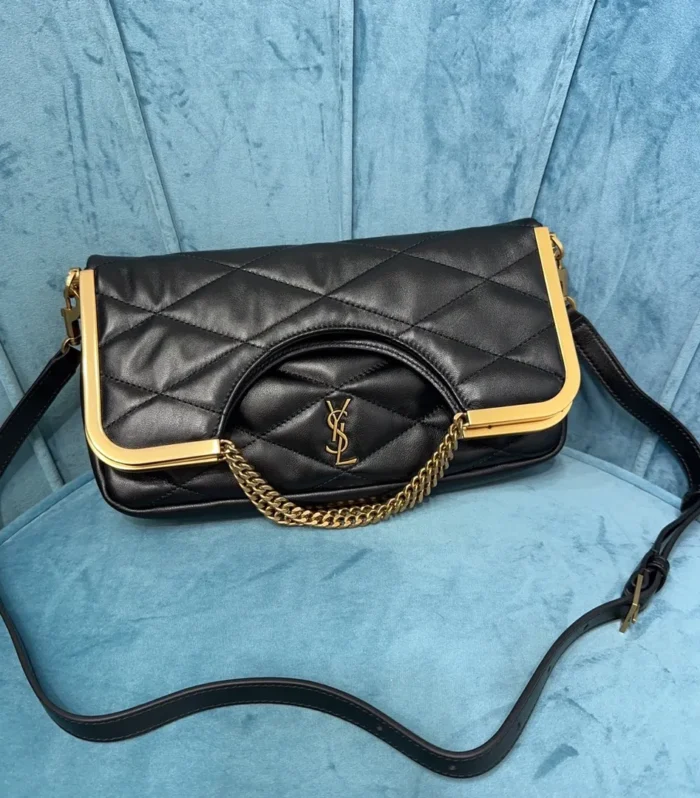 YSL 87 IN QUILTED LAMBSKIN