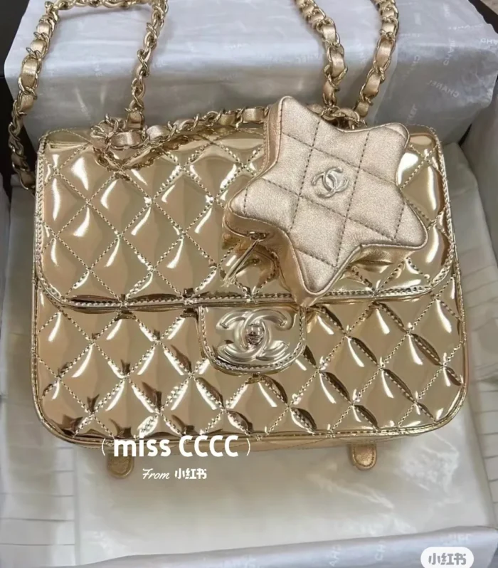 Star Mini Backpack Gold