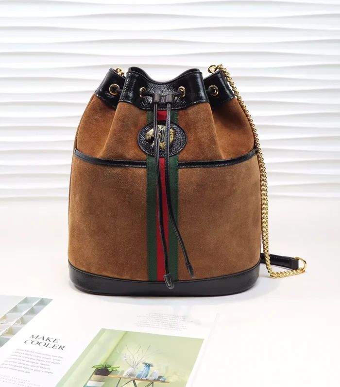 Suede Brown Shoulder Bag
