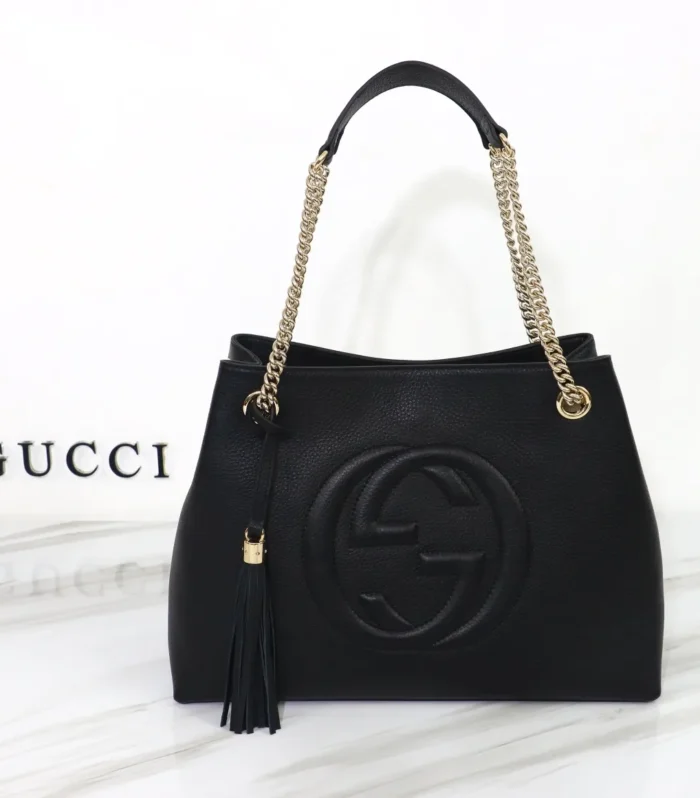 Style 308982 Leather Satchel