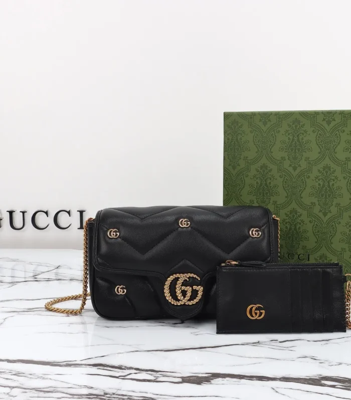 Small Double G Leather Bag