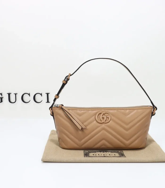 Rose Beige Leather Bag