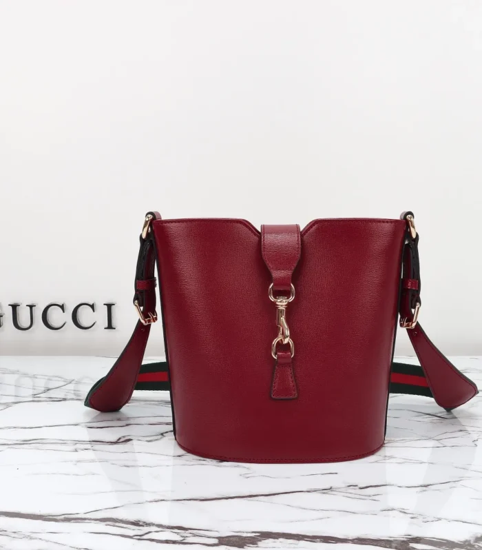 Red Leather Shoulder Bag