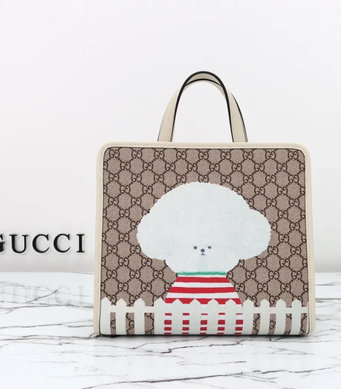 Puppy Print Tote