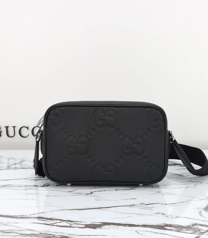 Pressed Leather Shoulder Bag