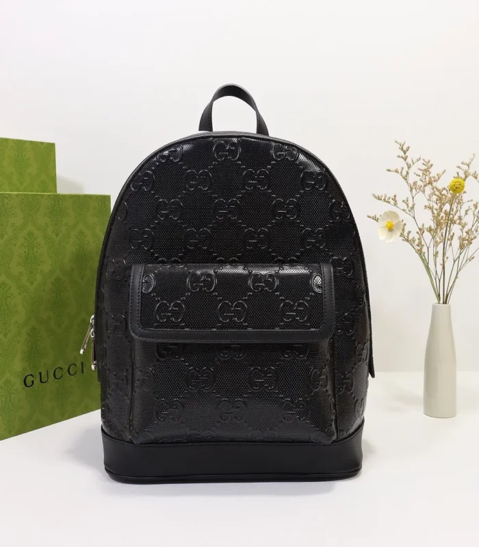 Pressed Leather Backpack