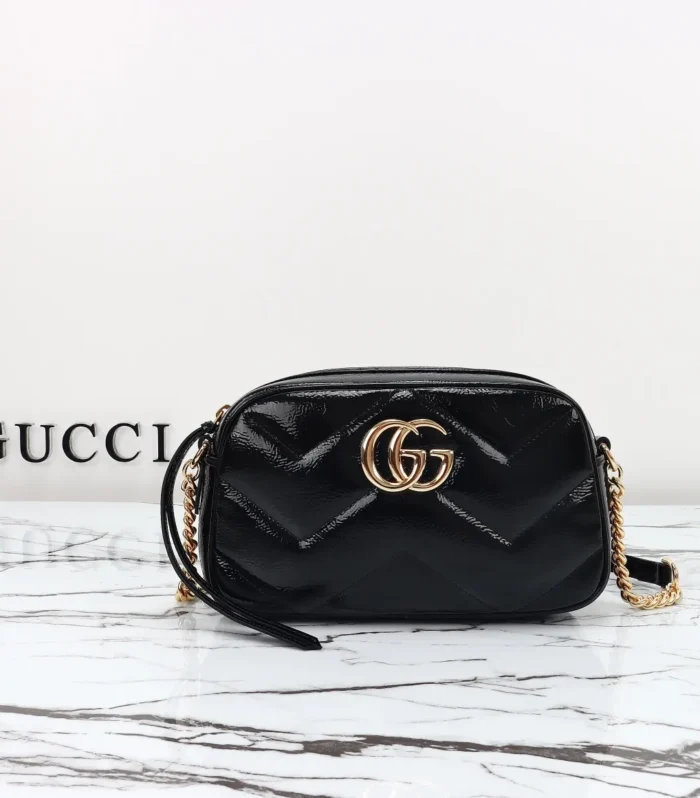 Patent Leather Flap Bag