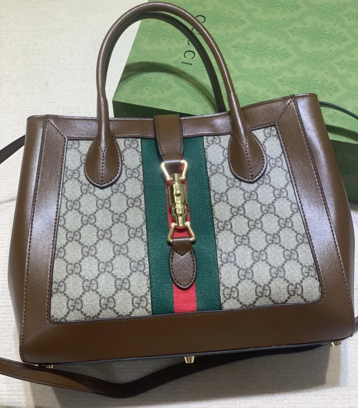 Ophidia Top Handle Medium Brown