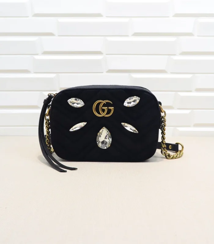 Marmont Velvet Crystal Mini