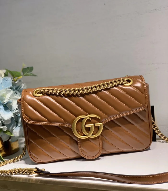 Marmont Chain Bag Mini Brown