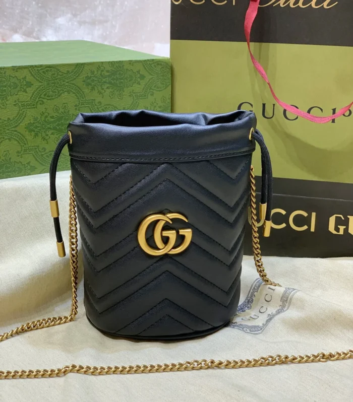 Marmont Bucket Bag Mini Leather