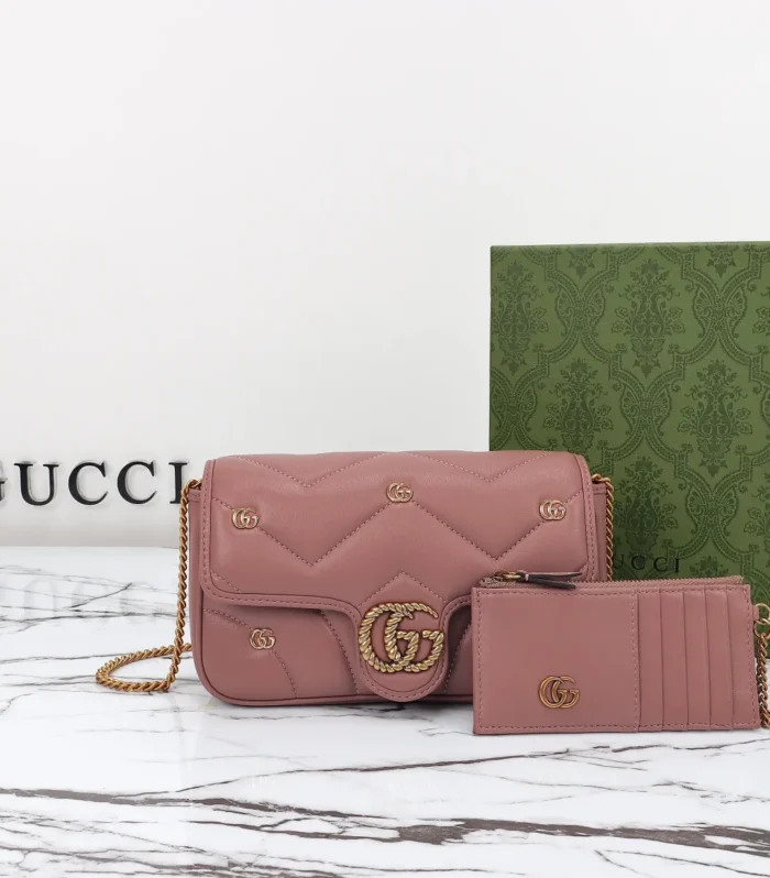 Marmont Baguette Nude Pink