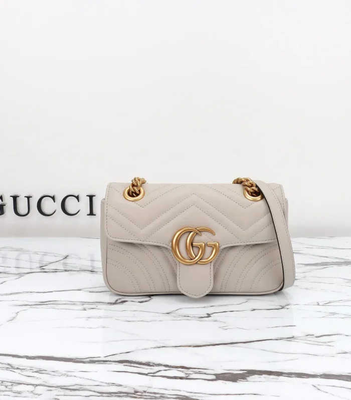 Marmont Baguette Light Gray