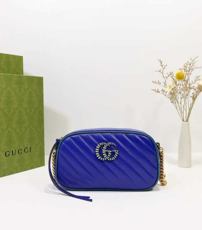 Marmont Baguette Blue Green