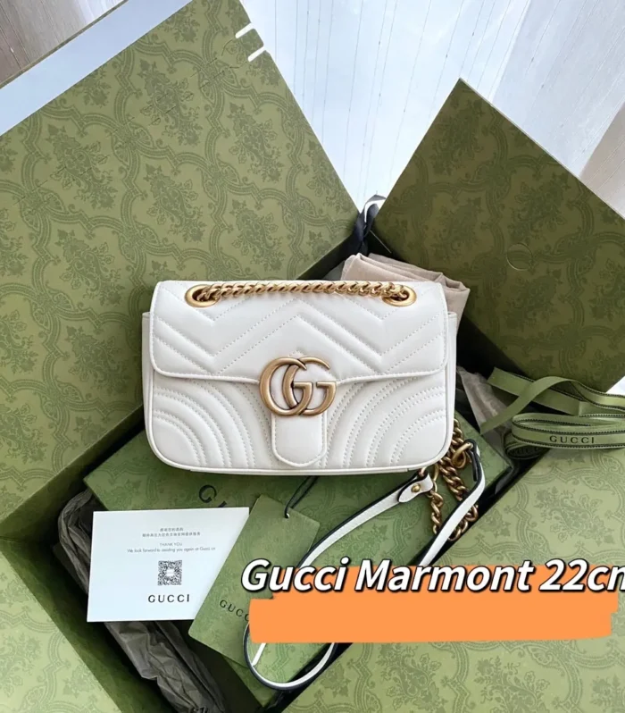 Marmont Bag Small White