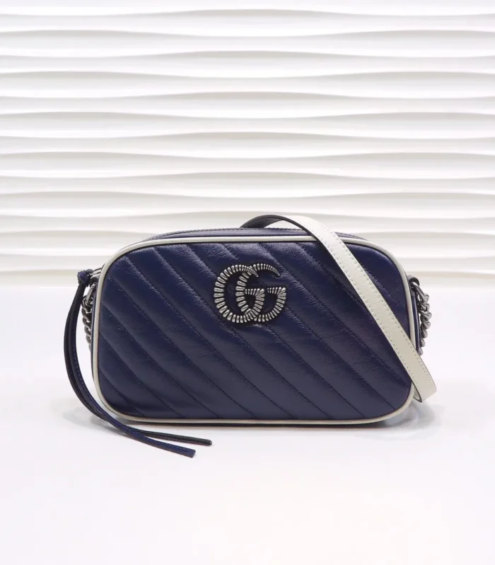 Marmont Bag 24cm Blue White