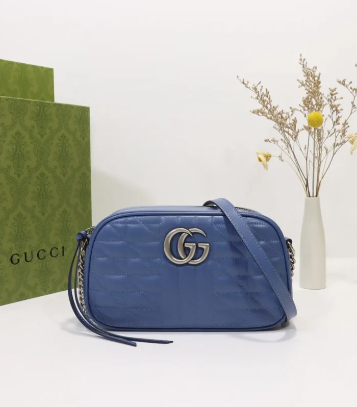 Marmont Bag 24 Blue Leather