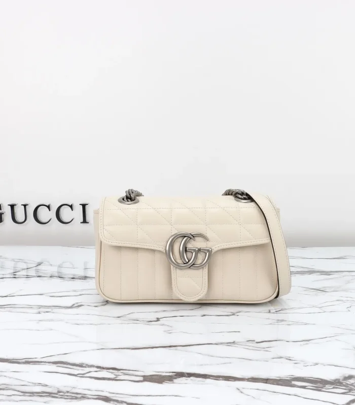 Marmont Bag 23 White Checkered
