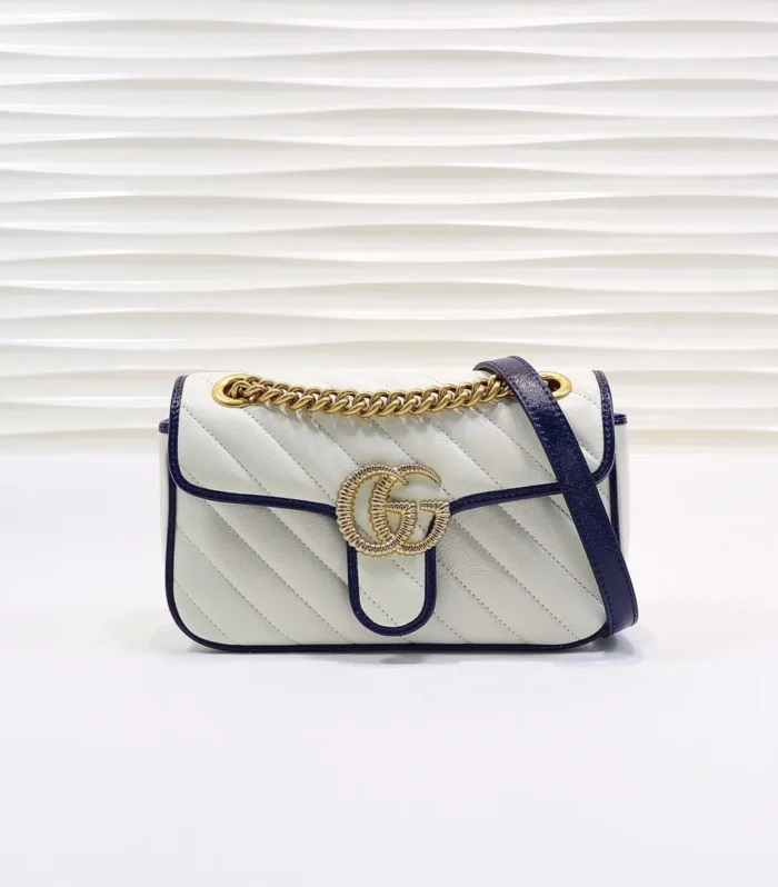 Marmont Bag 23 White Blue