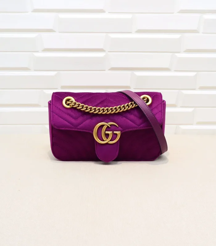 Marmont Bag 23 Purple Velvet
