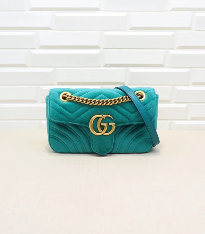Marmont Bag 23 Green Velvet