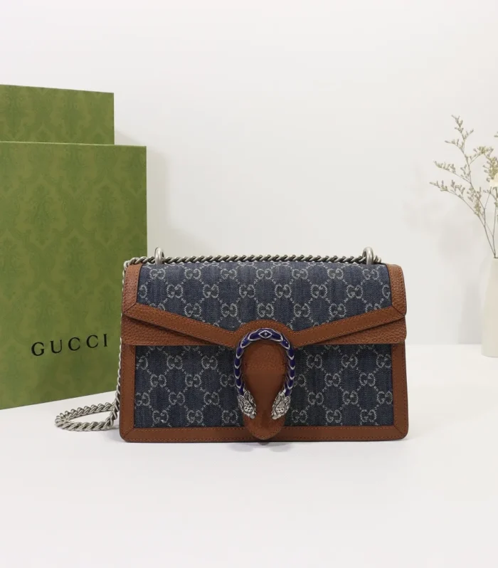Jackie Denim Shoulder Bag
