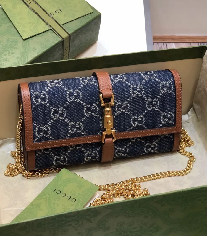 Jackie Chain Bag Denim