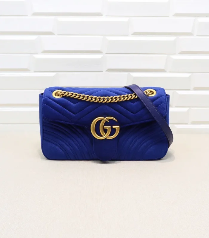Jackie Bag Royal Blue Velvet