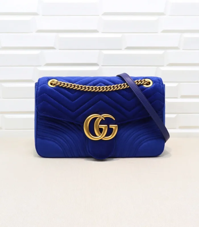 Jackie Bag Royal Blue Velvet