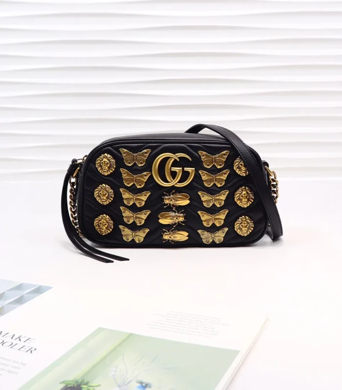 Insect Leather Shoulder Bag