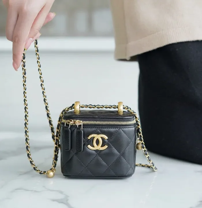 Mini Golden Ball Box Black