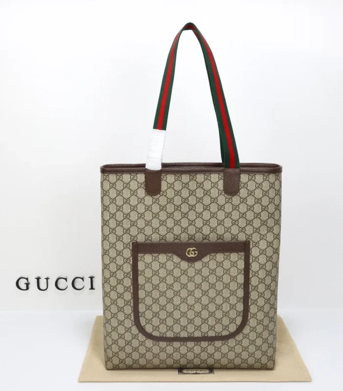 Horsebit Tote 38cm Almond