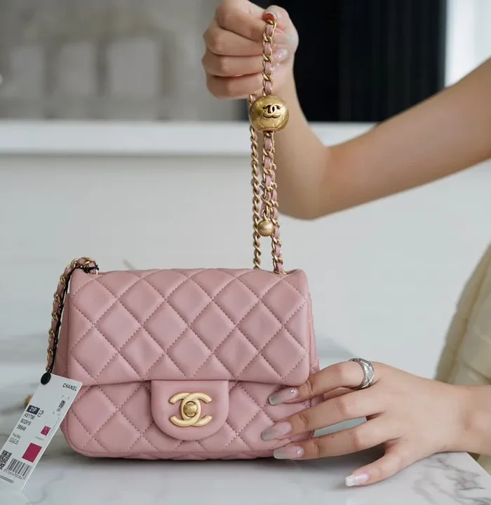 Mini Golden Ball Flap Bag