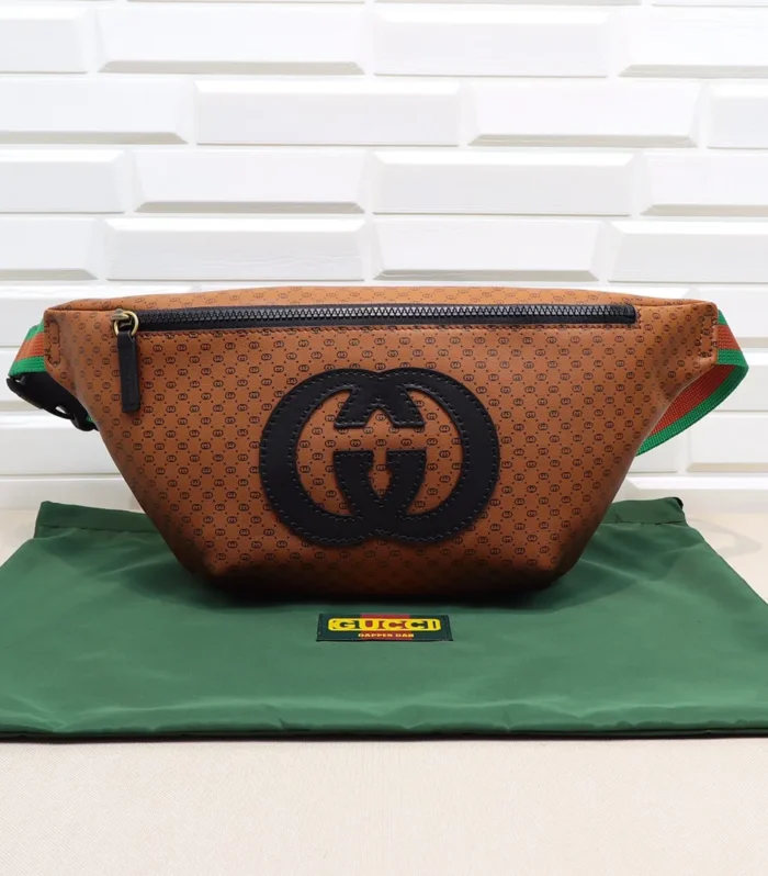 Horsebit Shoulder Bag Medium Brown