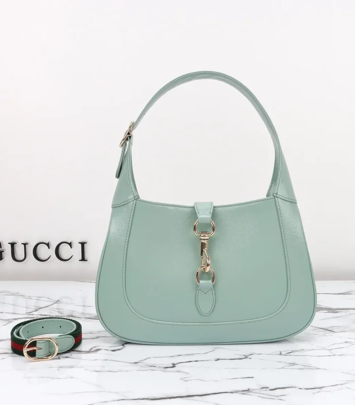 Horsebit Shoulder Bag 27cm Pistachio