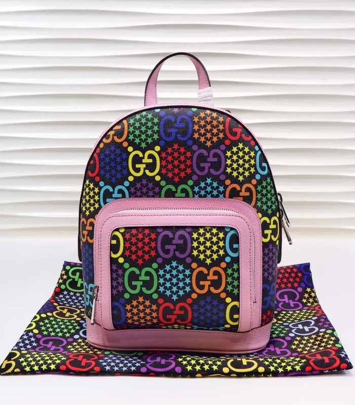 Horsebit Pink Powder Bag