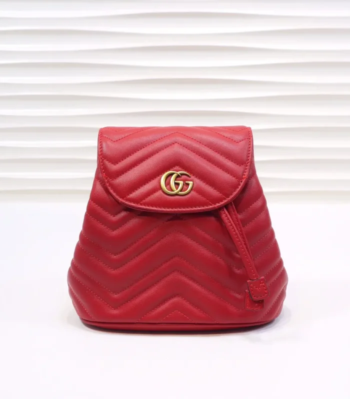 Horsebit Red Bag