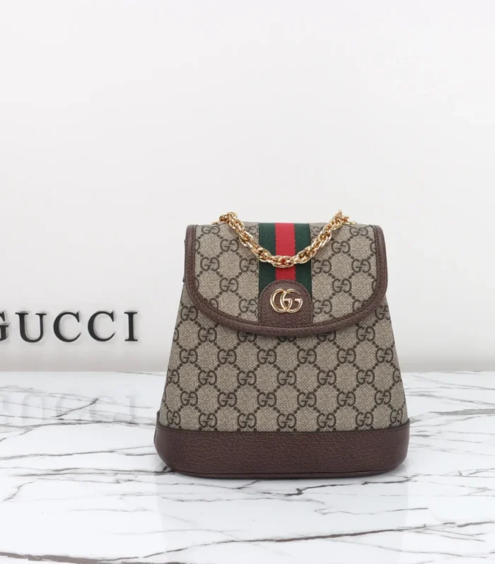 Horsebit Bucket Bag 20cm Almond