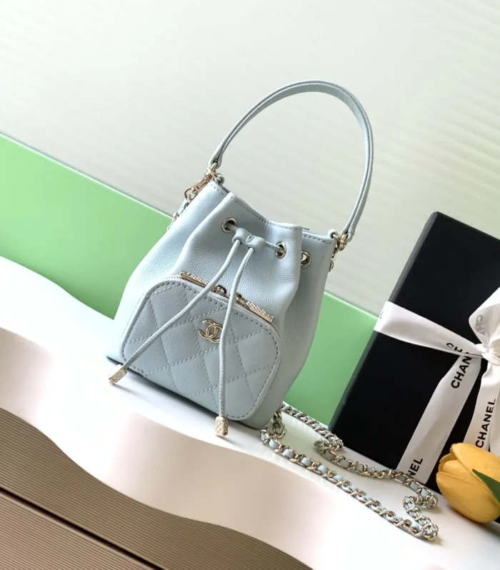 Mini Chain Bucket Bag